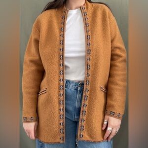 100% Wool Vintage Vest MAT - 1x